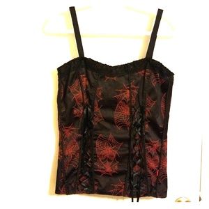 (OBO) Red spider Tripp corset